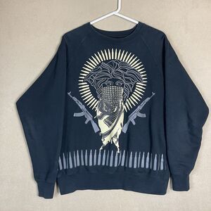 Crooks And Castles Sweatshirt‎ Adult Medium Black Crew Pullover Mens